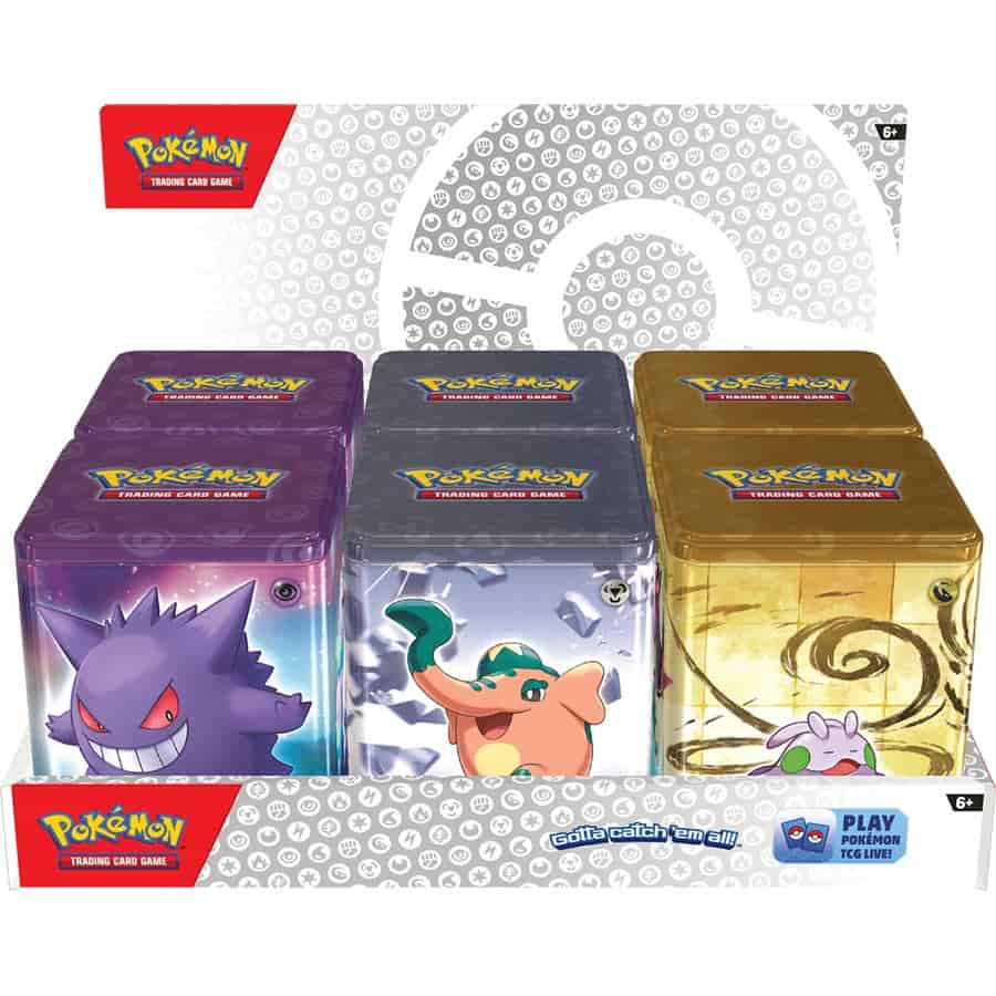 Pokemon TCG 2024 Q1 Stacking Tins Tanuki Games