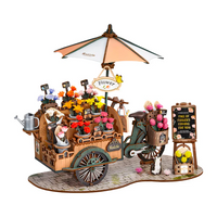 Blossom Cart - 3D Miniature Scene