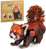 Kraft Paper Puzzle - 3D Animals