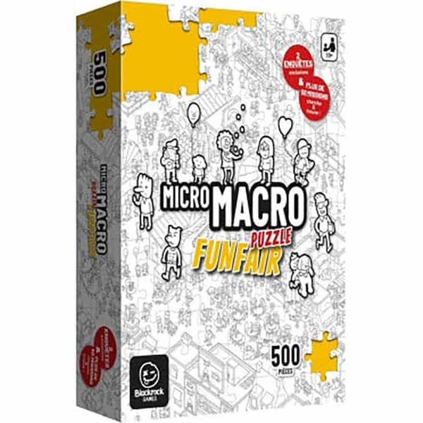 MicroMacro: Funfair (500-Piece Jigsaw Puzzle)