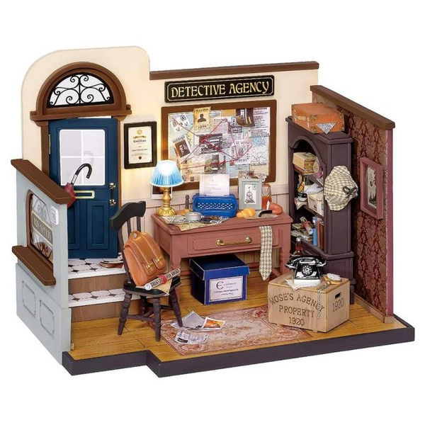 Mose's Detective Agency - 3D Miniature Scene