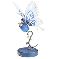 Blue Butterfly - 3D Miniature Scene