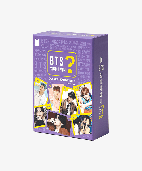 Korea BTS: Do You Know Me? Card Game